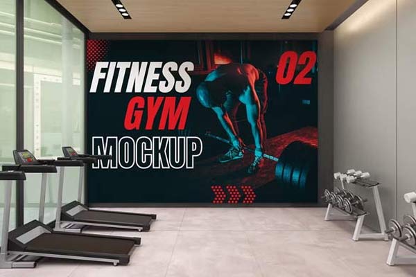 Best Gym Mockups – Free & Premium Photoshop, Ai, Vector, EPS, PNG, Formats Download
